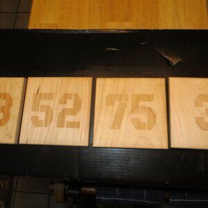 4pc Wooden Football Coasters with Built-in Bottle Openers